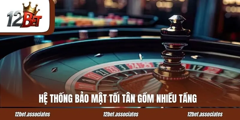 Hệ thống bảo mật 12bet tối tân gồm nhiều tầng